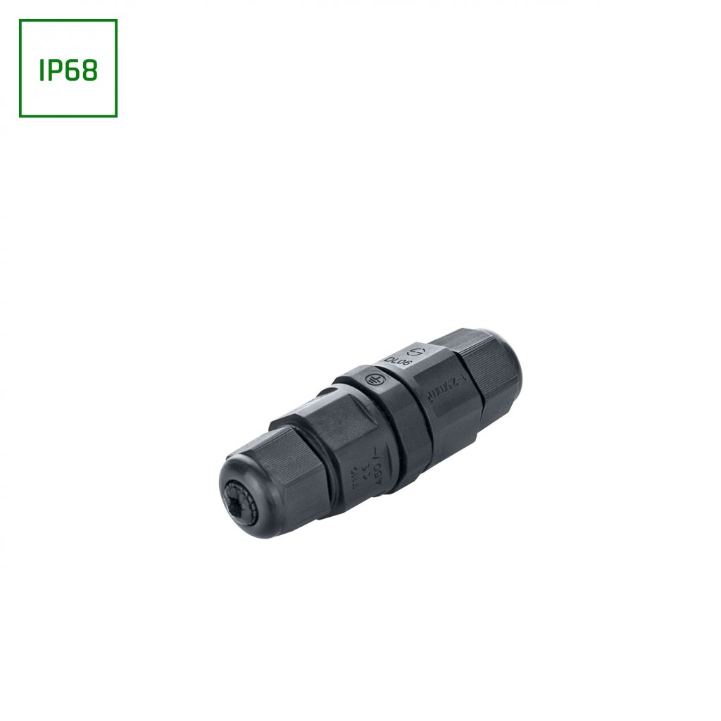 JEDNODUCHÝ HERMETICKÝ KONEKTOR SPOJKY S KABELY IP68