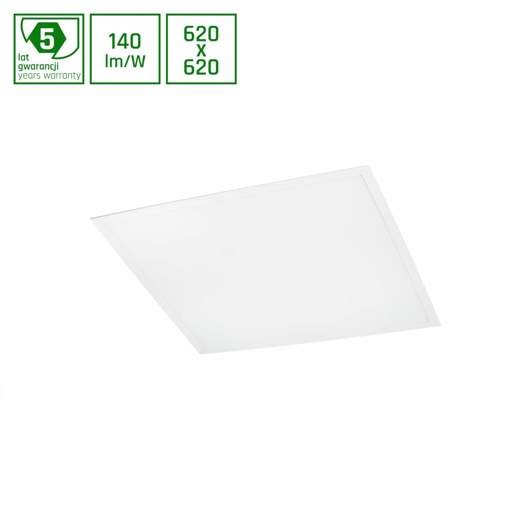 Podsvícení panelu Algine 30W CW 230V 120° IP20 620X620X32 BÍLÉ UGR<19 ZÁRUKA 5 LET