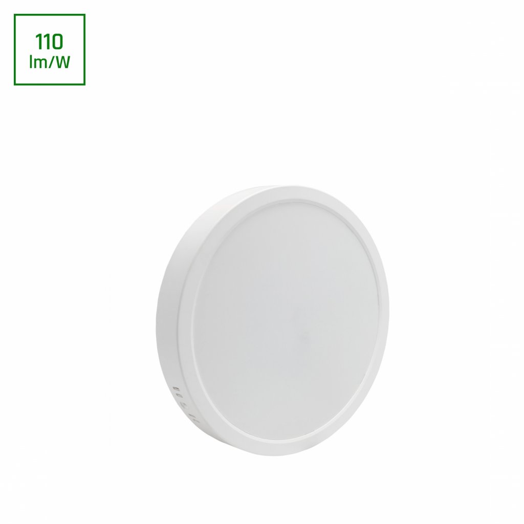 Přisazené svítidlo ALGINE 24W, 230V, 120°, IP20, IK06, 288x38mm, bílé, kulaté
