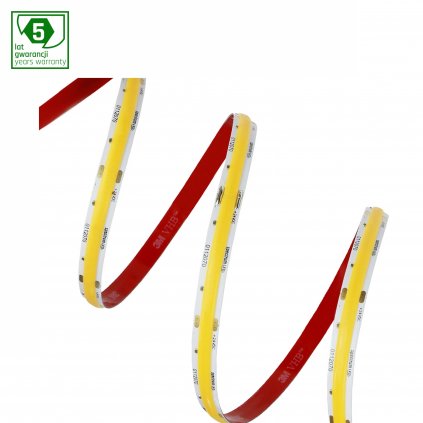 LED PÁSEK 55W/5M COB 24V NW 5LETÁ ZÁRUKA 1M (ROLE 5M) BEZ SILIKONU