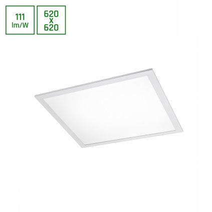ALGINE LED 230V 35W NW 230V 120DEG IP20 IK06 620X620X10MM BÍLÝ STROPNÍ PANEL ROZMĚRY 1-10V