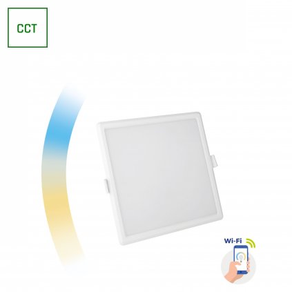 ALGINE 12W CCT+DIM WI-FI SPECTRUM CHYTRÉ ČTVERCOVÉ, ZAPUŠTĚNÉ