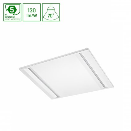 ALGINE LINE PANEL 44W NW 230V 70st IP20 IK06 600x600x40mm BÍLÝ UGR<16 5 let záruka S ČIDLEM