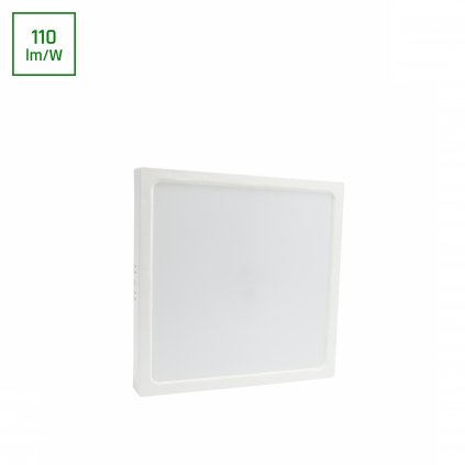 Přisazené svítidlo ALGINE 24W, 230V, 120°, IP20, IK06, 288x288x38mm, bílé, čtvercové