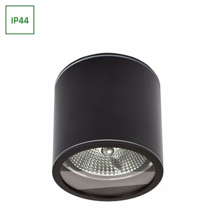 CHLOE AR111 GU10 IP44 118X114 KULATÁ ČERNÁ