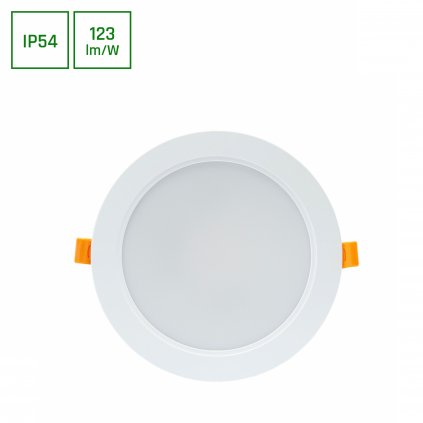 DURE 3 zápustné svítidlo 18W NW 230V 110° IP54 IK06 170X34 BÍLÉ KULATÉ INTEGROVANÝ DRIVE