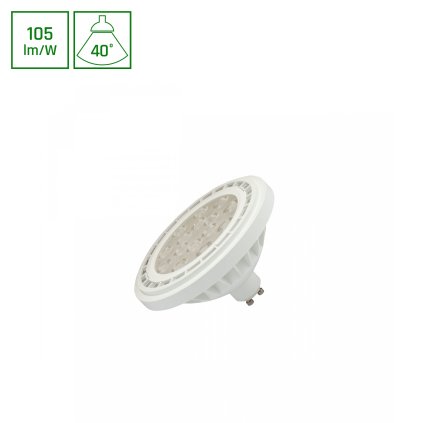 LED AR111 GU10 230V 10W ZÁKLADNÍ SMD 40° NW BÍLÉ SPEKTRUM