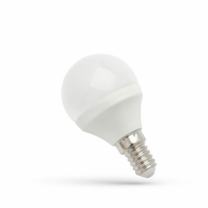 LED koule G45 E-14 230V 6W CW SPECTRUM