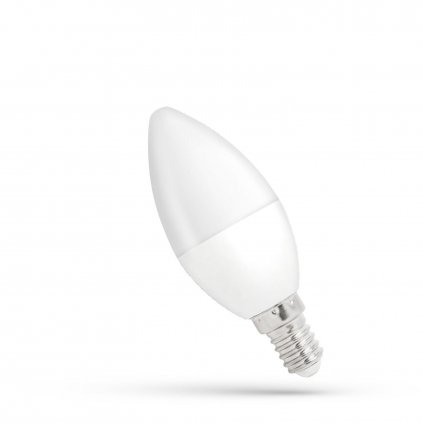 LED svíčková C37 E-14 230V 6W CW stmívatelná Spectrum