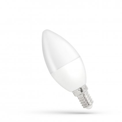 LED SVÍČKOVÁ ŽÁROVKA C38 E-14 230V 8W NW SPECTRUM