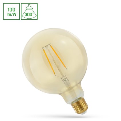 LED GLOB G125 E-27 230V 4,9W COG WW RETROSHINE SPECTRUM