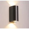LED nástěnné svítidlo 24V Dual White WL155R 12W IP65 Barva: Černá