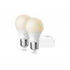 Nordlux Starter Pack - 2 x E27 A60 7W + Smart Light Bridge (bílá) Chytré žárovky sklo, plast 2070062701