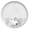 Stropní svítidlo, bílé, IP44, 2x60W, HF senzor 360