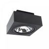 MIRORA AR111 PŘIDANÉ GU10 250V IP20 145X145X85MM ČERNÉ ČTVERCOVÉ NASTAVITELNÉ BODOVÉ SVÍTIDLO