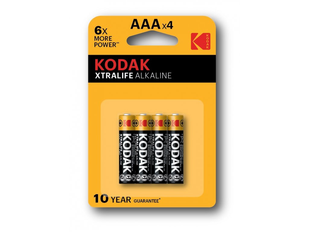 Kodak AAA Baterie na jedno použití Alkalický