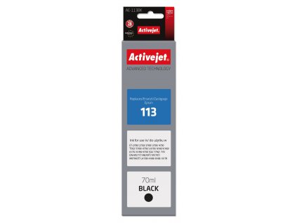 Activejet AE-113Bk Ink (náhradní inkoust Epson 113 C13T06B140; Supreme; 70 ml; černý)