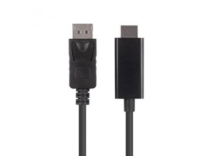 Lanberg CA-DPHD-11CC-0010-BK kabelová redukce DisplayPort HDMI Černá
