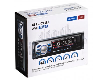 BLOW AVH-8624 rádio Auto Černá