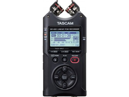 Tascam DR-40X - přenosný digitální rekordér s rozhraním USB, 2 x stereofonní záznam