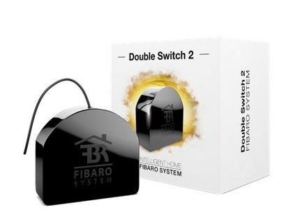 Fibaro FGS-223 ZW5 napěťové relé Černá