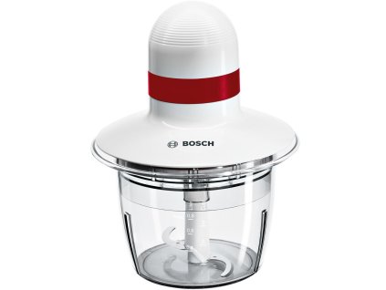 Bosch MMRP1000 elektrický kuchyňský sekáček 0,8 l 400 W Červená, Průhledná, Bílá