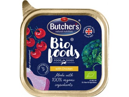 BUTCHER'S Bio Foods s kuřecím masem - mokré krmivo pro psy - 150g