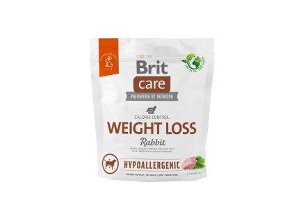 BRIT Care Hypoallergenic Adult Weight Loss Rabbit - suché krmivo pro psy - 1 kg