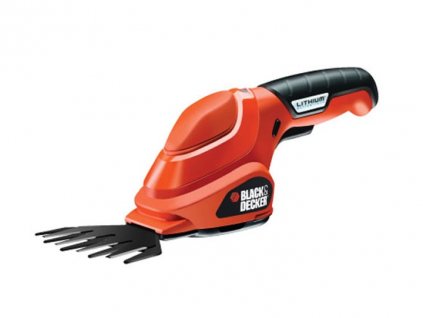 Black & Decker GSL200 akumulátorové nůžky na trávu 8 cm Černá, Oranžová Lithium 3,6 V