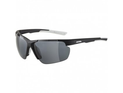 Alpina Sports DEFEY HR Běžecké brýle S polovičním rámečkem Černá, Bílá