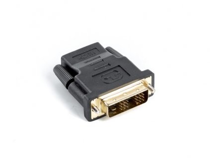 Lanberg AD-0013-BK kabelová redukce HDMI DVI-D 18+1 Single Link Černá