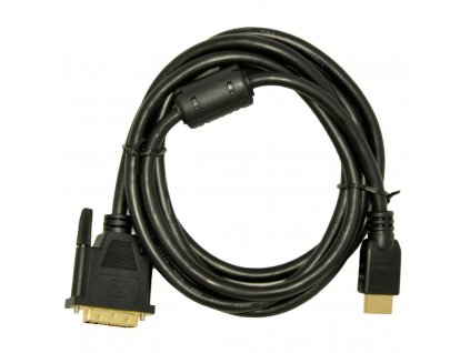 Akyga AK-AV-11 adaptér k video kabelům 1,8 m HDMI Typ A (standardní) DVI-D Černá