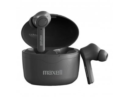 Maxell Bass 13 Sync Up Bezdrátová sluchátka do uší Bluetooth s nabíjecím pouzdrem černá