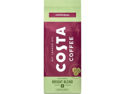 Costa Coffee Bright Blend zrnková káva 200g