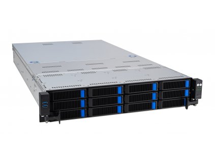 ASUS RS720A-E12-RS12 Socket SP5 Rack (2U) Šedá