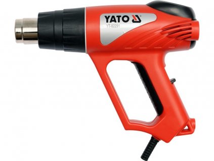Yato YT-82291 tepelná pistole Horkovzdušná pistole 500 l/min 550 °C 2000 W Černá, Červená