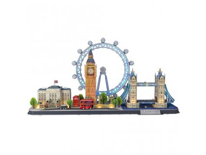 Van der Meulen City Line London LED 3D puzzle 107 kusů Budovy