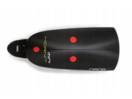 Hornit Nano Black/Red světelný klakson pro jízdní kola 6266BLR