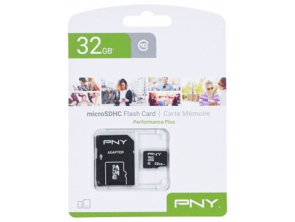 PNY Performance Plus paměťová karta 32 GB MicroSDHC Třída 10