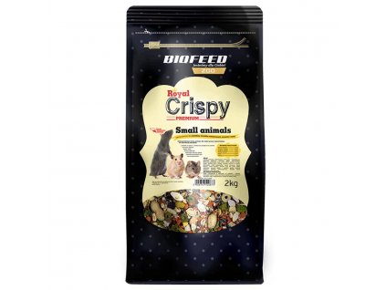 BIOFEED Royal Crispy Premium - granule pro malé hlodavce - 2kg