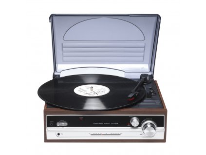 Denver VPR-190MK2 Retro Turntable with Radio and Built-in Speakers