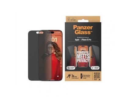 PanzerGlass iPhone 15 Pro UWF Privacy