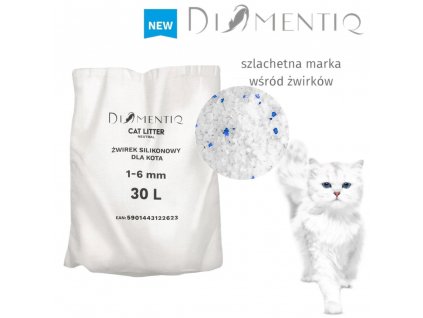 DIAMENTIQ Neutral - Stelivo pro kočky - 30 l