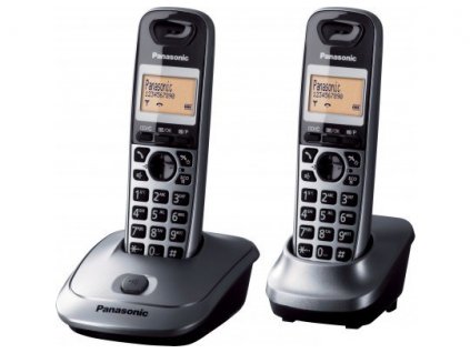 Panasonic KX-TG2512 DECT telefon Šedá Identifikace volajícího