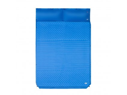 NILS CAMP NC4060 samonafukovací karimatka pro dvě osoby s polštářem Modrá