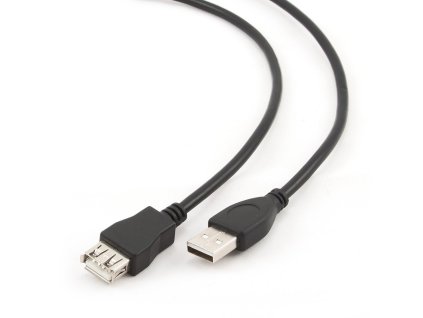 Gembird 3m USB 2.0 A M/FM USB kabel USB A Černá