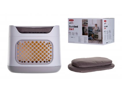 CURVER PetLife Bunk Bed 3in1 - Pelíšek pro domácí mazlíčky / Transportér