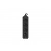 LANBERG POWER STRIP 1M BLACK, 4X 230V PL, UPS