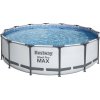 Rackový bazén BESTWAY 56950 Steel Pro MAX 14' 4,27 X 1,07 m 11 v 1 Kulatý Šedá