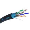 Extralink CAT5E FTP (F/UTP) V2 OUTDOOR TWISTED PAIR 100M síťový kabel Černá F/UTP (FTP)